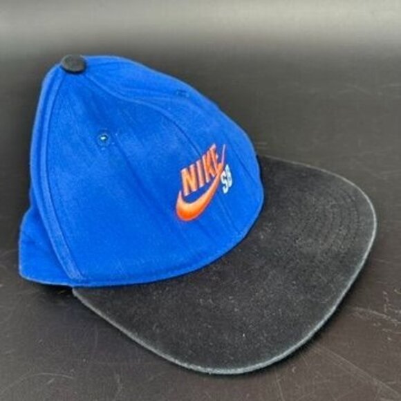 Nike Youth Nike SB Blue Snapback Cap Black One Size - Picture 1 of 6